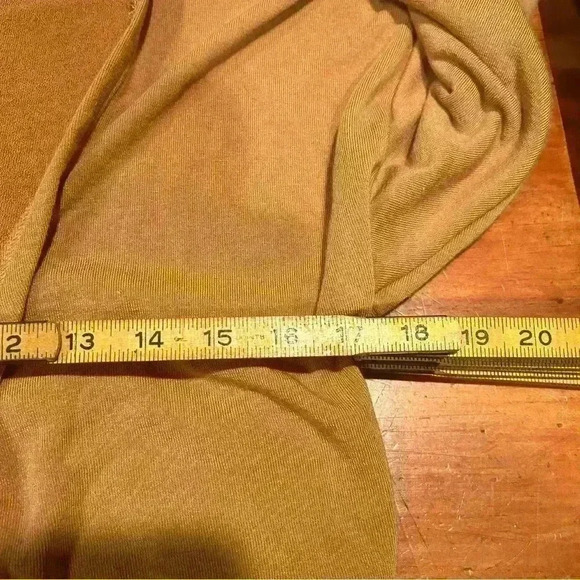 Grade and Gather Woman’s Cotton wrap style hoodie. Burnt orange. Size L NWT - Picture 7 of 11